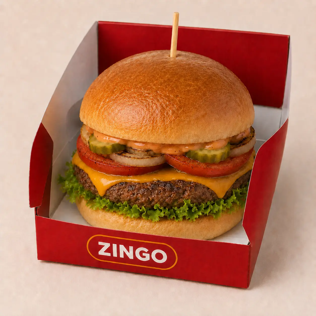 Classic Burger with Cheese (Local Beef)